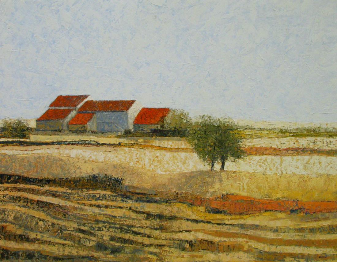 Dominique Dorie 47x59 O/C "Le Ferme D'Auriol" (1 of 3)