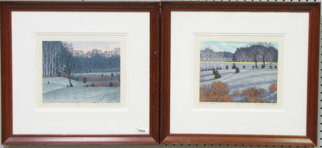 Pair of Gorden Mortensen Limited Edition Prints (1 of 8)