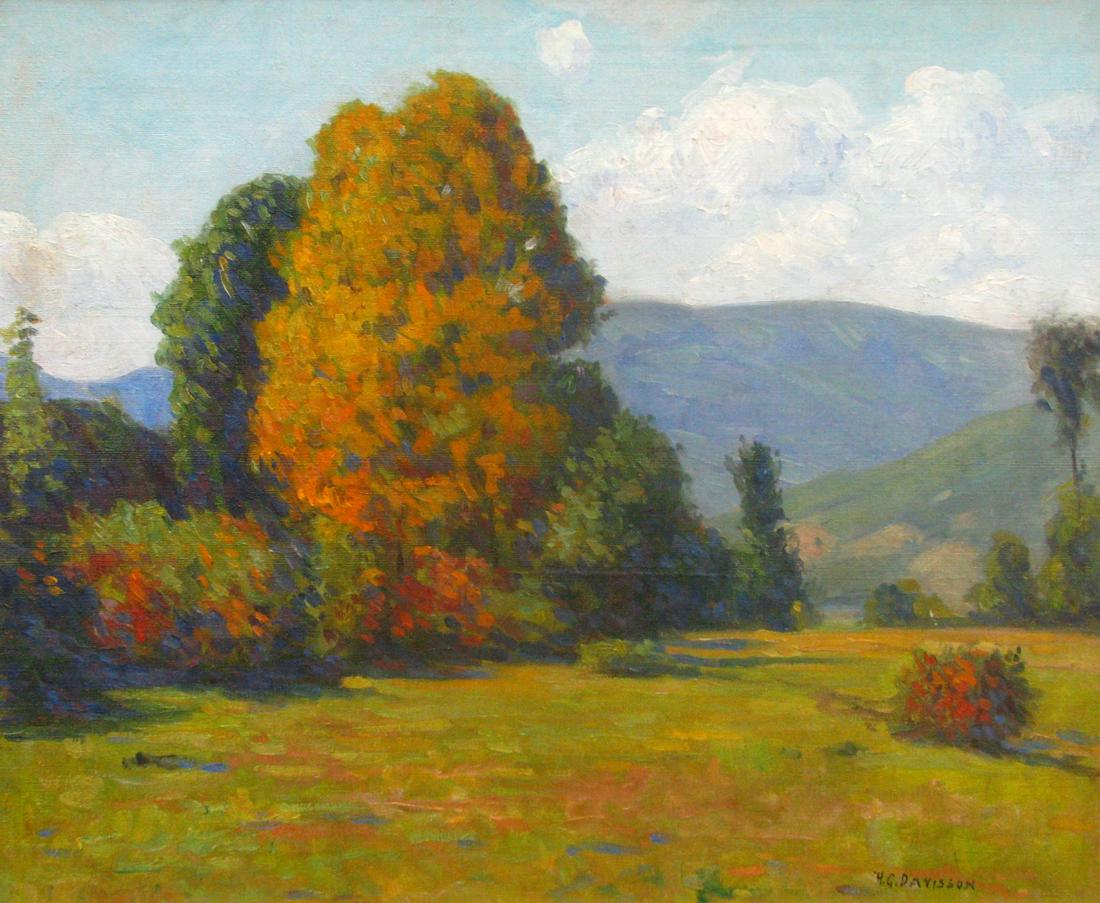 Homer G Davisson 20x24 O/C Bright Autumn Day (1 of 3)
