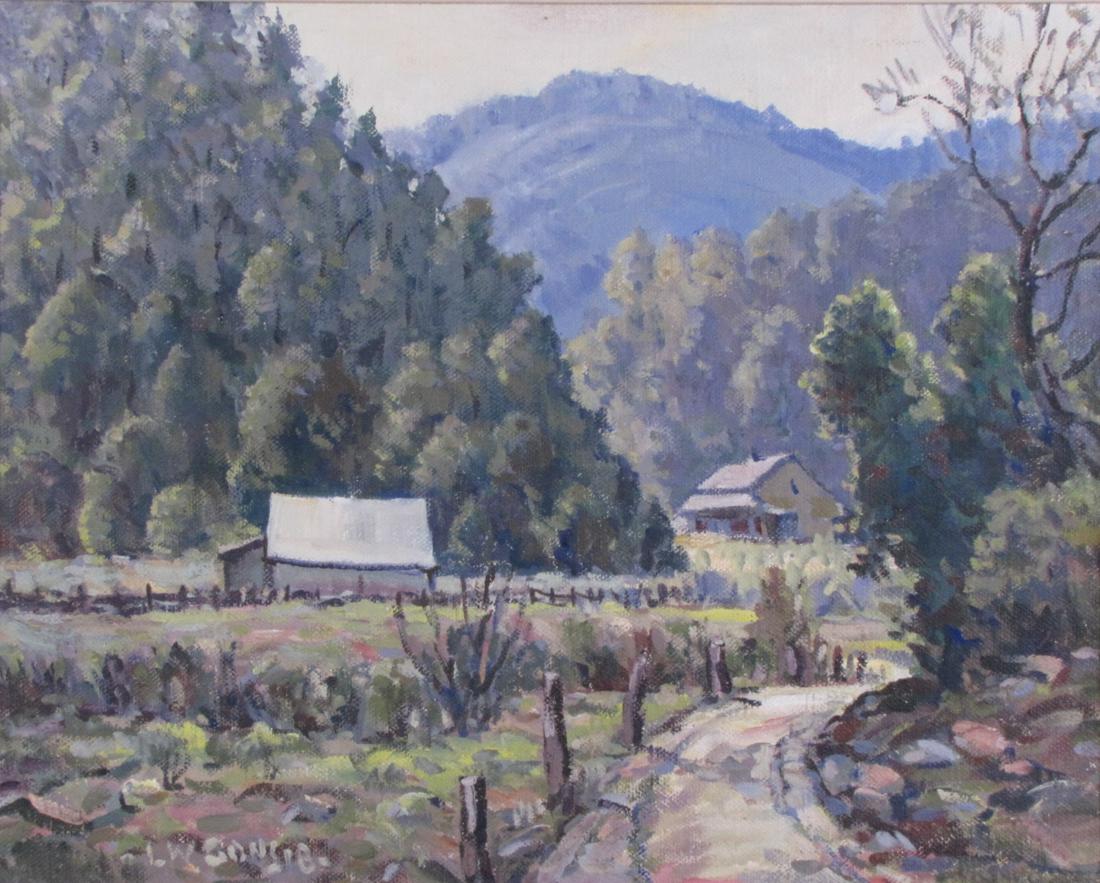 Louis W Bonsib 16x20 O/C Smoky Mountains Cabin (1 of 4)