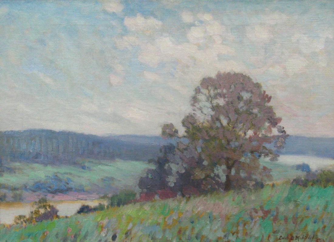 Leon Makielski 16x22 O/C "Along Rock River" (1 of 12)