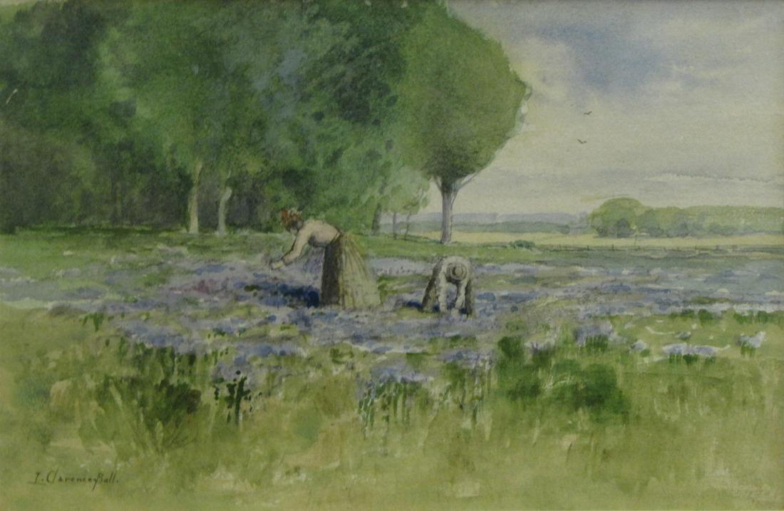 L. Clarence Ball 5.5 x 8.5 WC Flower Pickers (1 of 4)