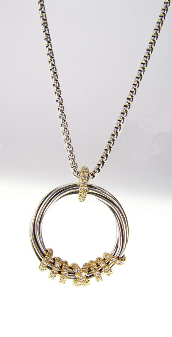 David Yurman Helena Diamond Drop Necklace (1 of 4)