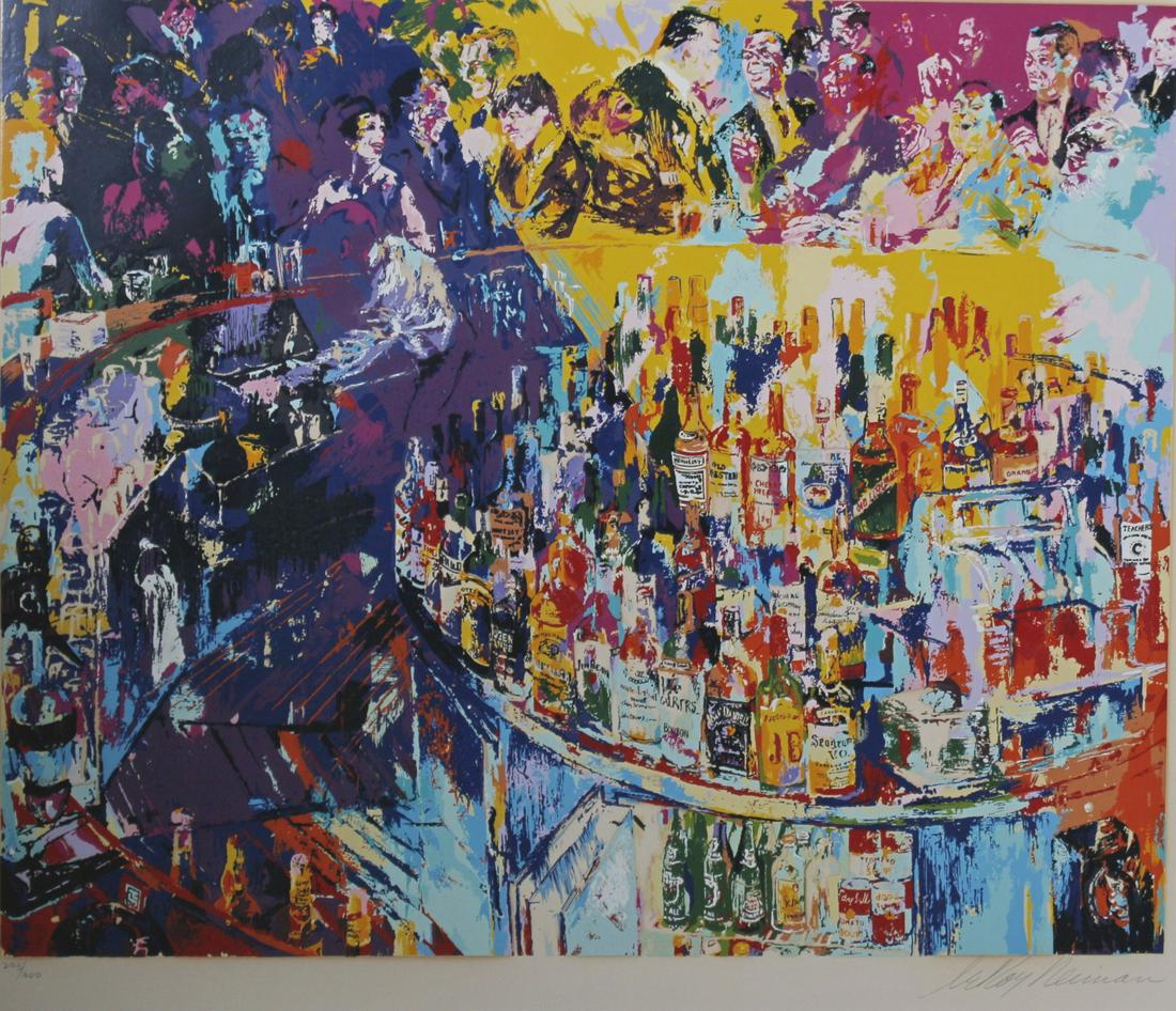 LeRoy Neiman Serigraph, "Toots Shor Bar" (1 of 4)