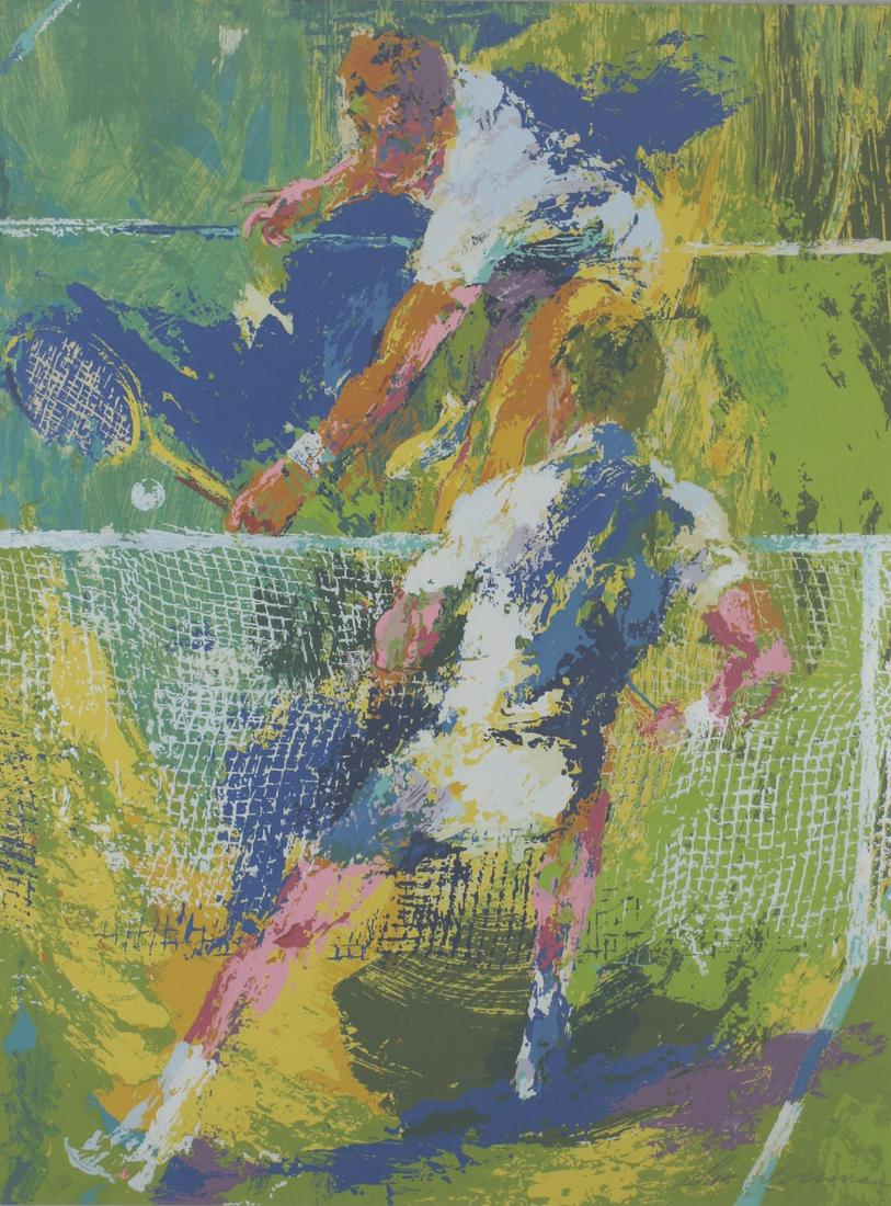 LeRoy Neiman Serigraph, "Match Point" (1 of 4)