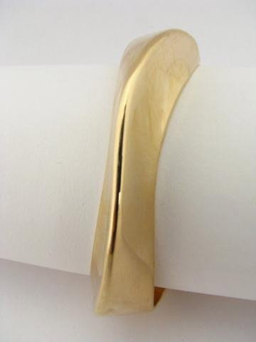 18K Yellow Gold Peretti Tiffany Cuff Bracelet: Peretti Tiffany, 18K yellow gold Tiffany & Co. cuff bracelet, dated 1978