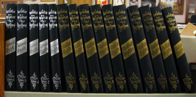 Burton Series of Arabian Nights: "The Book of the Thousand Nights and a Night" A plain and literal translation of the Arabian Nights Entertainments, translated and annotated by Richard F. Burton, privately printed by The Burton Club,