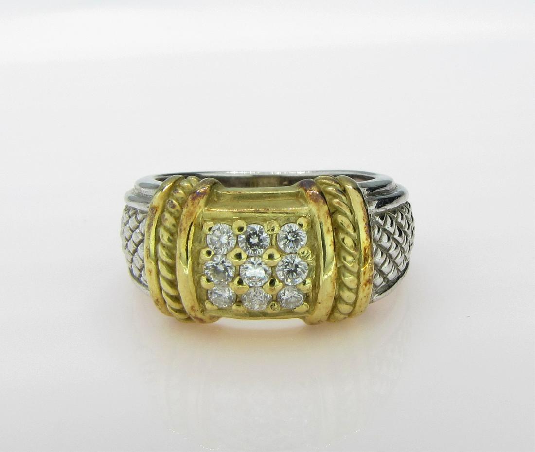 Judith Ripka Sterling, 18K, Diamond Ring (1 of 6)