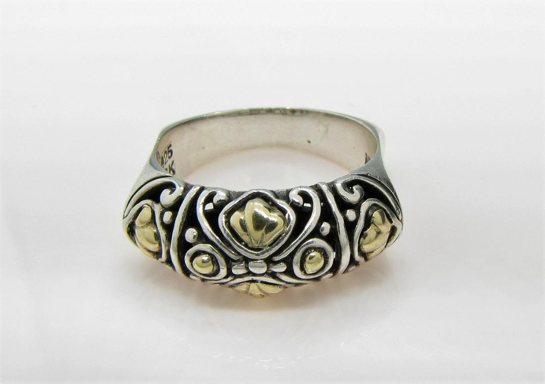 John Hardy Sterling and 18K Ring (1 of 4)
