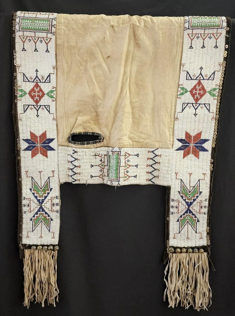 Sioux Beaded Saddle Blanket, Native American (1 of 14)