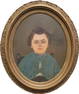 Marcus Mote 20x16 oval O/C Portrait, Tripp Ancestor