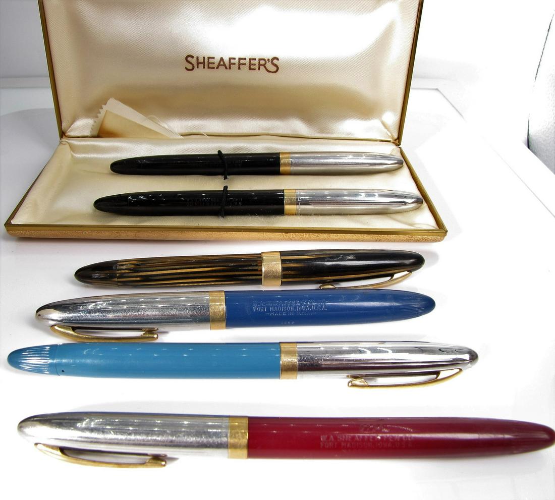 (5) Vintage Sheaffer Fountain Pens (1 of 13)
