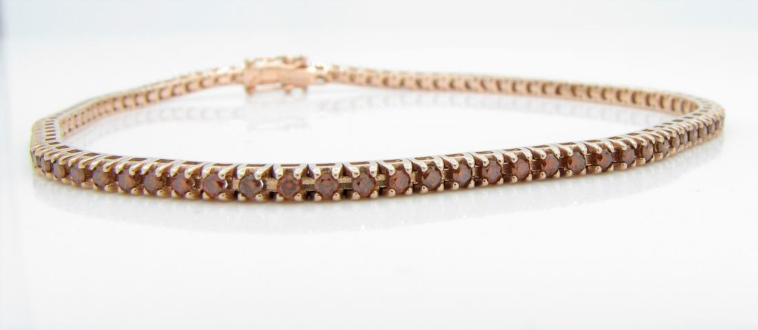 18K RG Orange Diamond Crieri of Italy Bracelet (1 of 3)