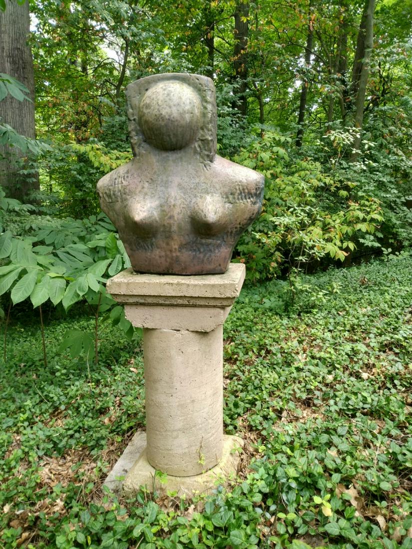 Robert Pulley Outdoor Sculpture, "Janus Figures" (1 of 4)