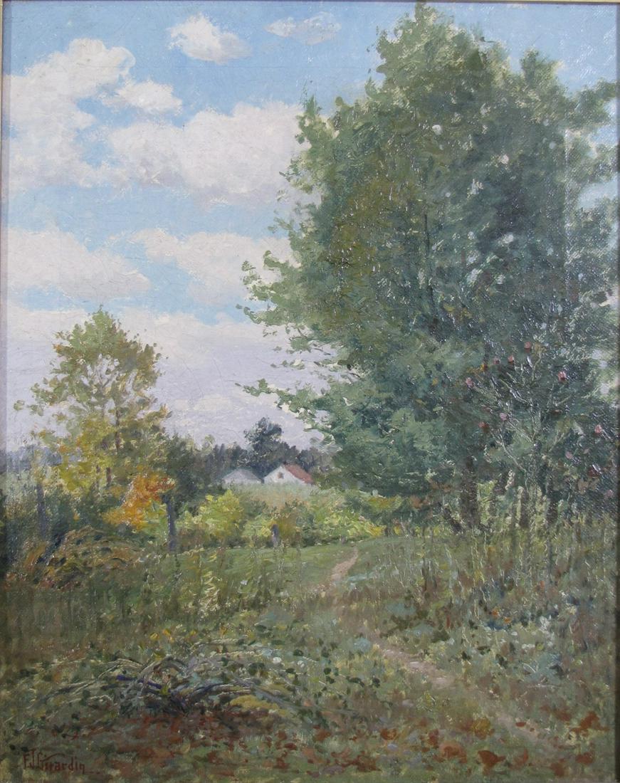 Frank Joseph Girardin 20x16 O/C Farm Landscape (1 of 7)