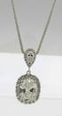 14K WG Diamond Pendant, 2CT+