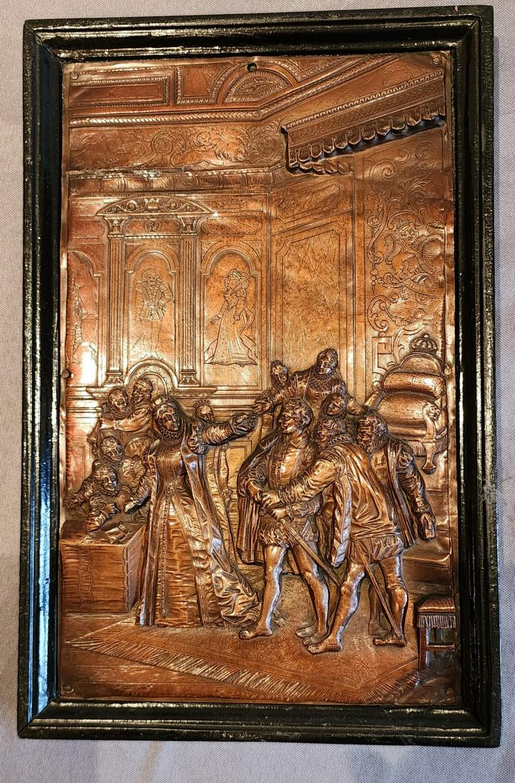 Copper Relief Framed Plaque (1 of 4)