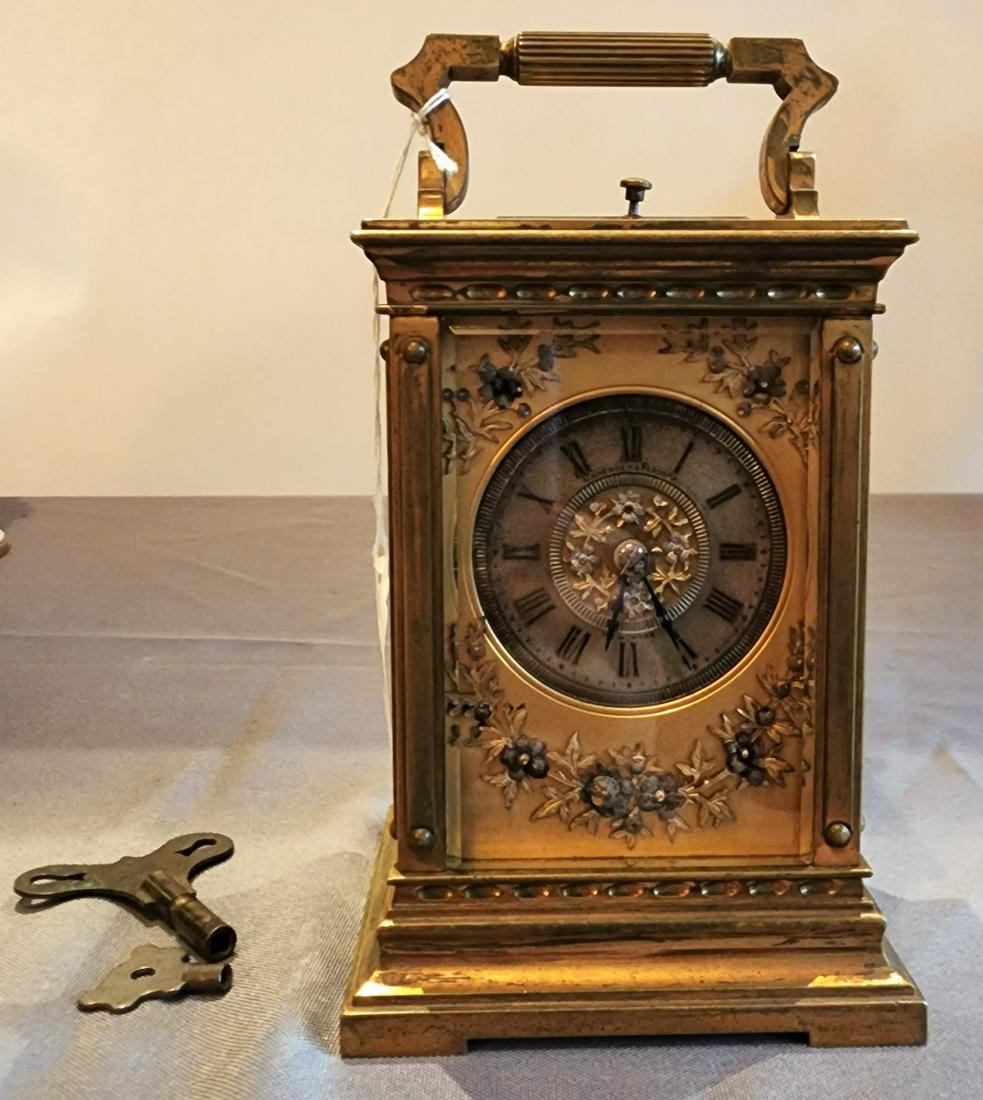 French Antique Carriage Clock (1 of 13)