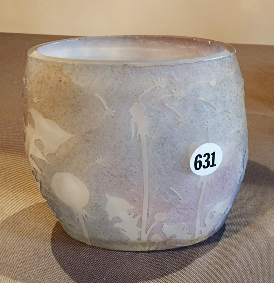 Daum Nancy Glass Pillow Vase (1 of 5)