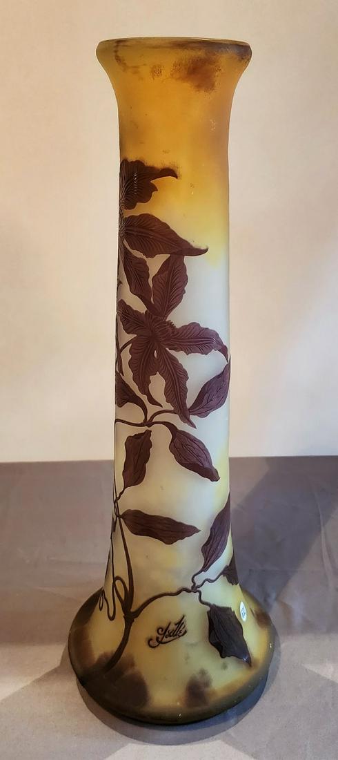 Reproduction Galle Cameo Vase (1 of 5)