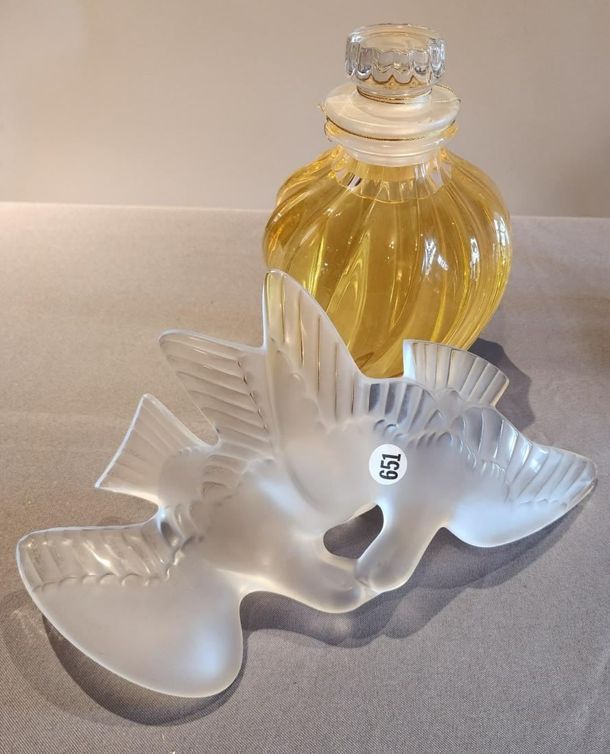 Lalique Crystal L'air Du Temps Factice Perfume (1 of 6)