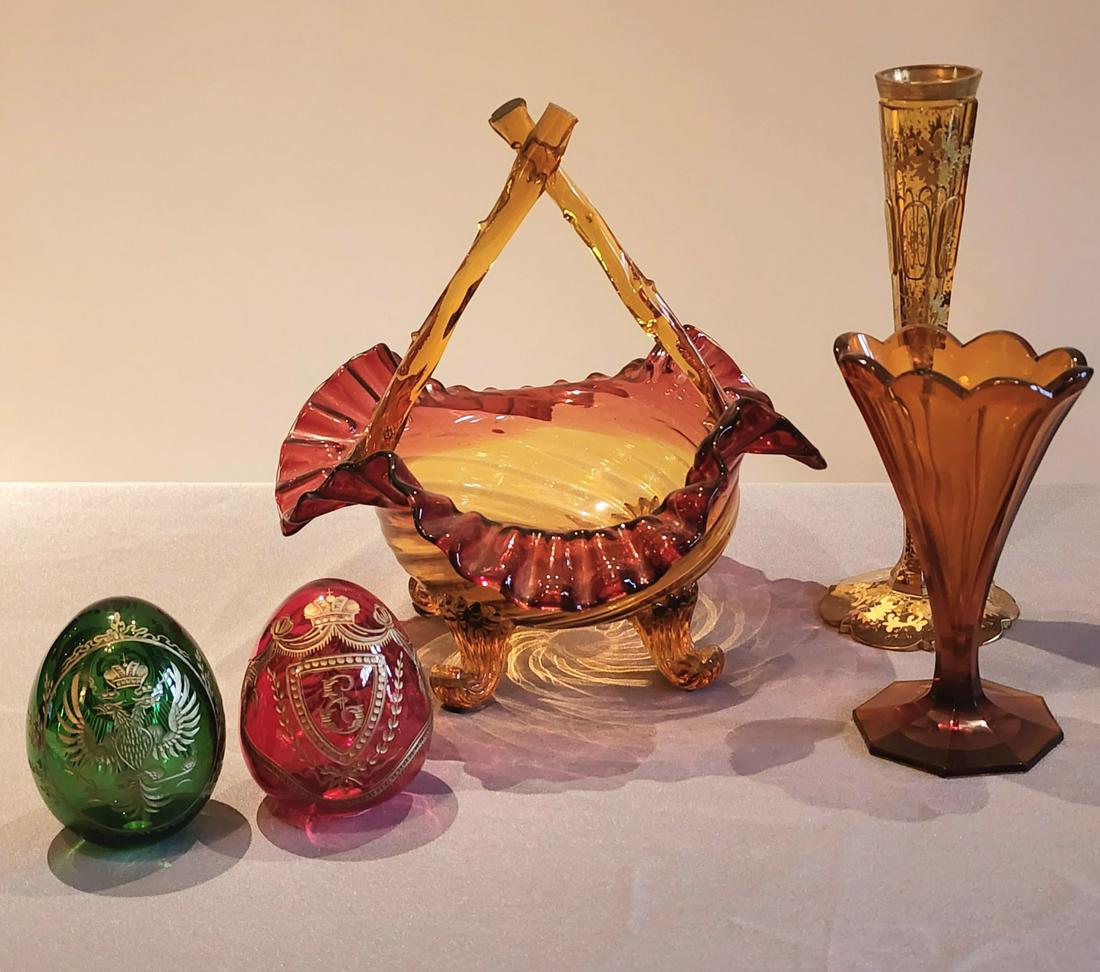 Group of Antique and Vintage Art Glass (1 of 12)