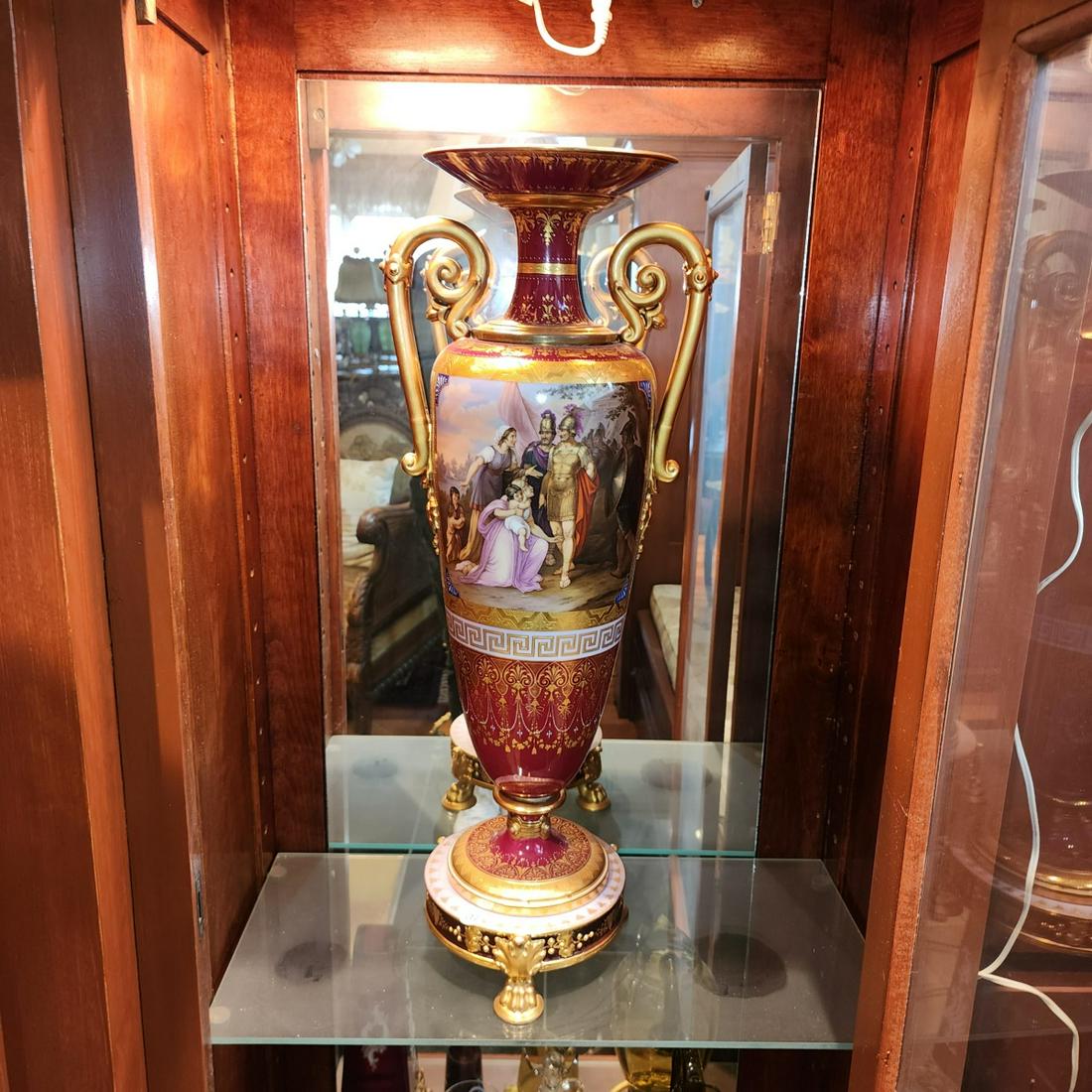 Large Royal Vienna Footed Vase (1 of 7)