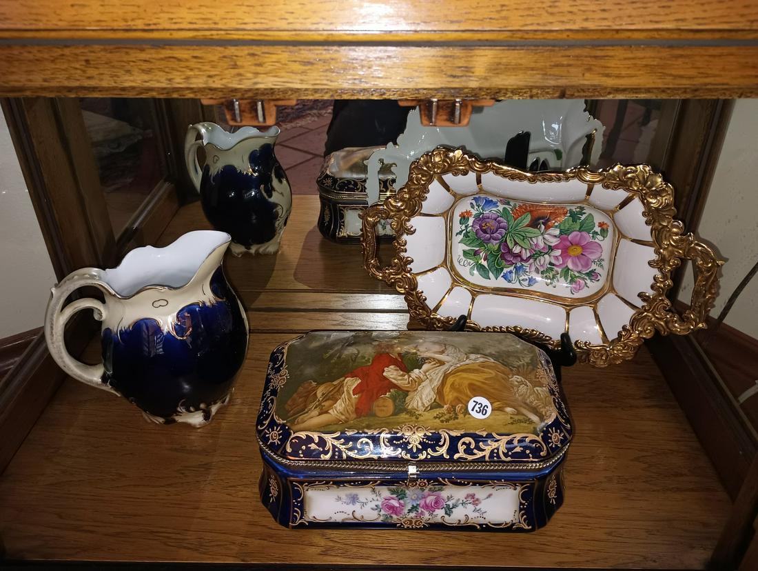 Three Items, Decorative Porcelain (1 of 8)