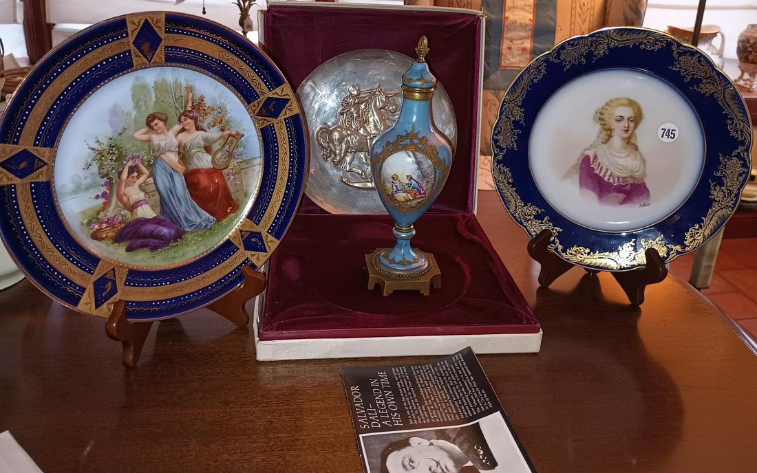 Four Collectible Items, Porcelain, Sterling (1 of 13)