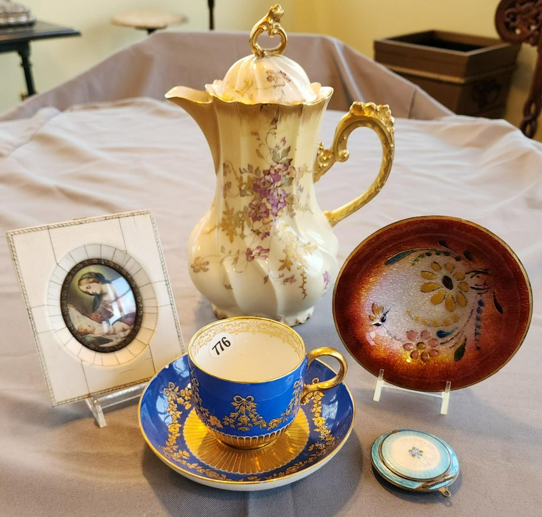 Group of Decorated European Porcelain Items (1 of 6)