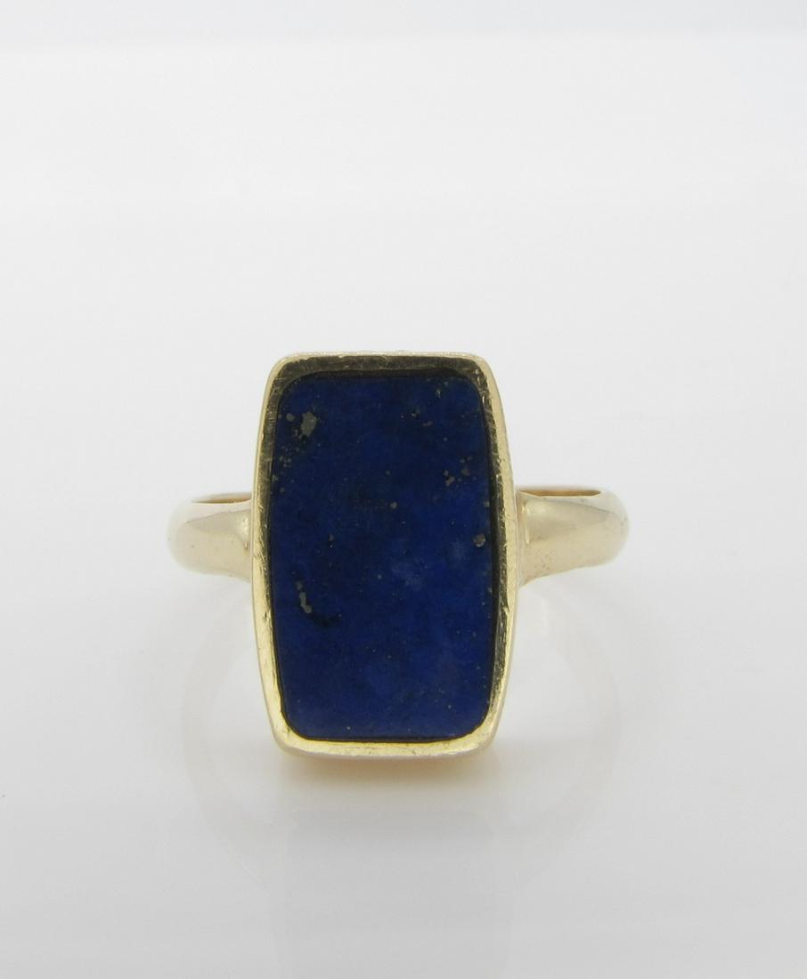 14K Yellow Gold Lapis Ring (1 of 3)
