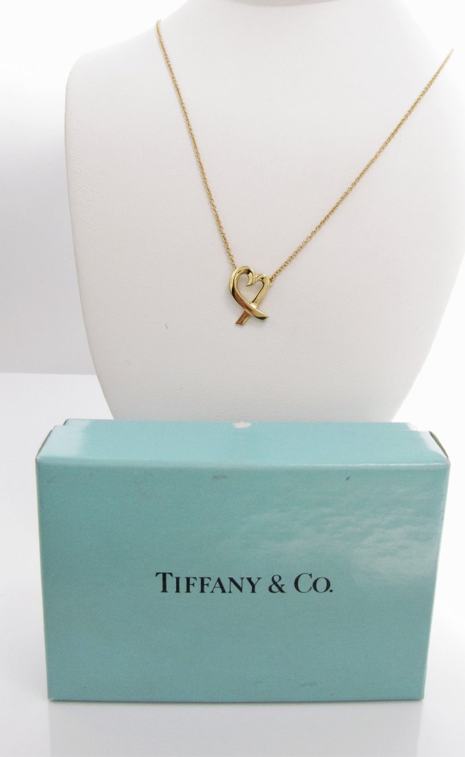 Tiffany & Co. Picasso 18K YG Heart Necklace (1 of 3)