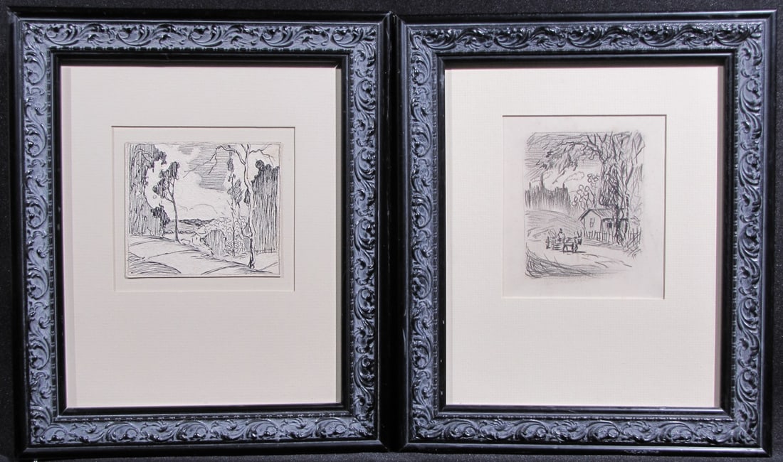 Louis O Griffith (2) Originals, Pen, Pencil (1 of 6)