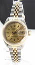 Lady's Rolex Datejust Two-Tone Jubilee Watch, 18K