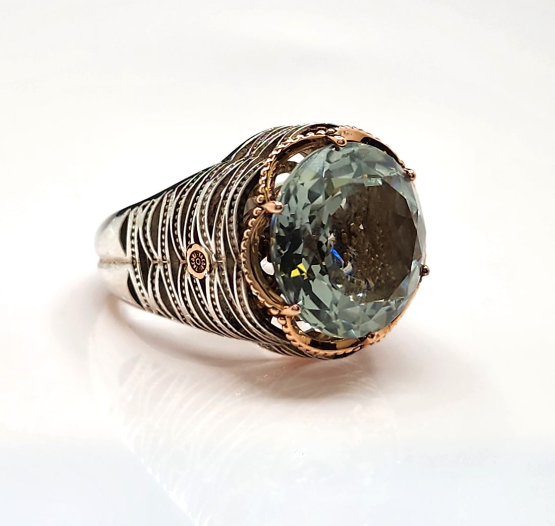 18K, Sterling Tacori Prasiolite Fashion RIng (1 of 6)