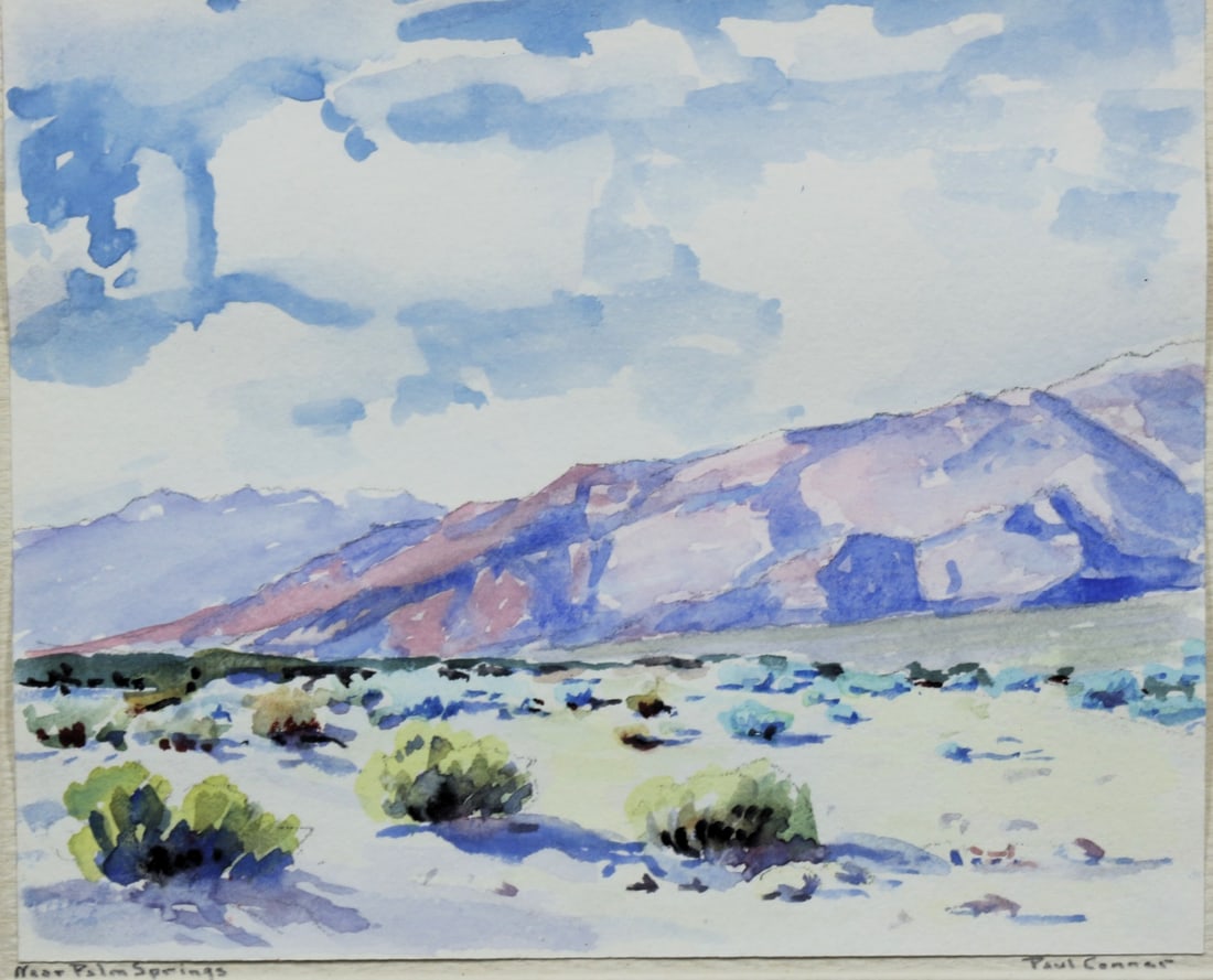 Paul Conner 4.5x5.5 WC "Near Palm Springs" (1 of 6)