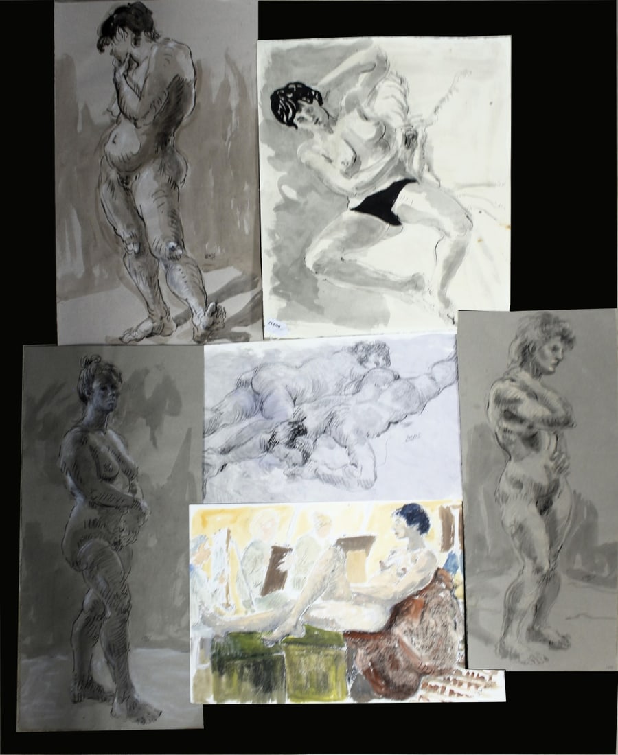 Lois Davis (6) Various WC/Wash Various Nudes (1 of 15)