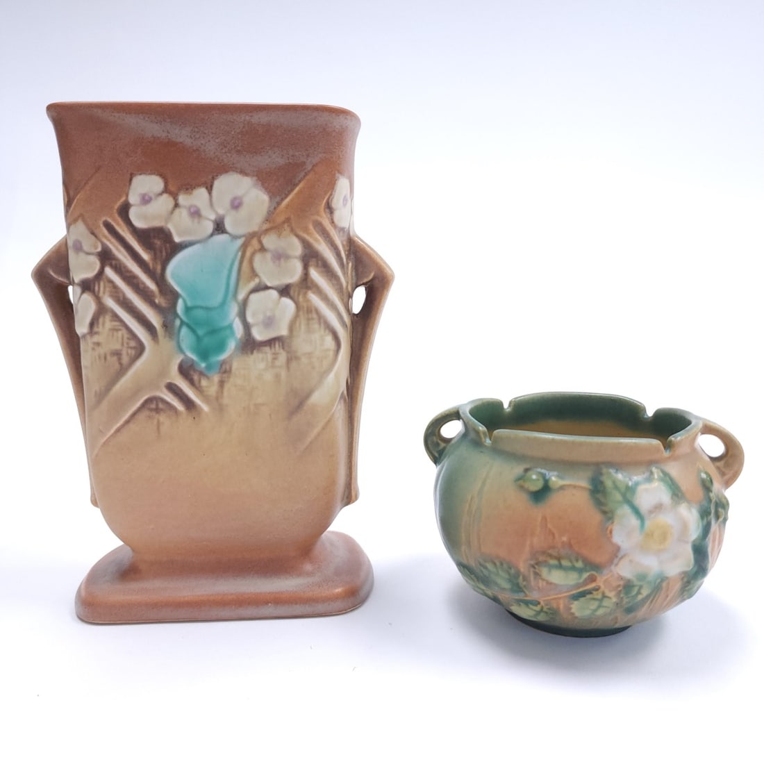 (2) Roseville Pottery Items (1 of 10)
