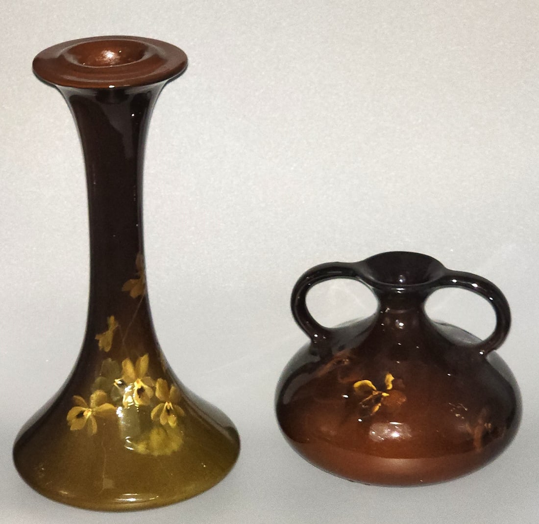 (2) Weller Louwelsa Pottery Items (1 of 8)