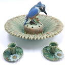 Weller Aardsley Console Bowl, Kingfisher, Candle