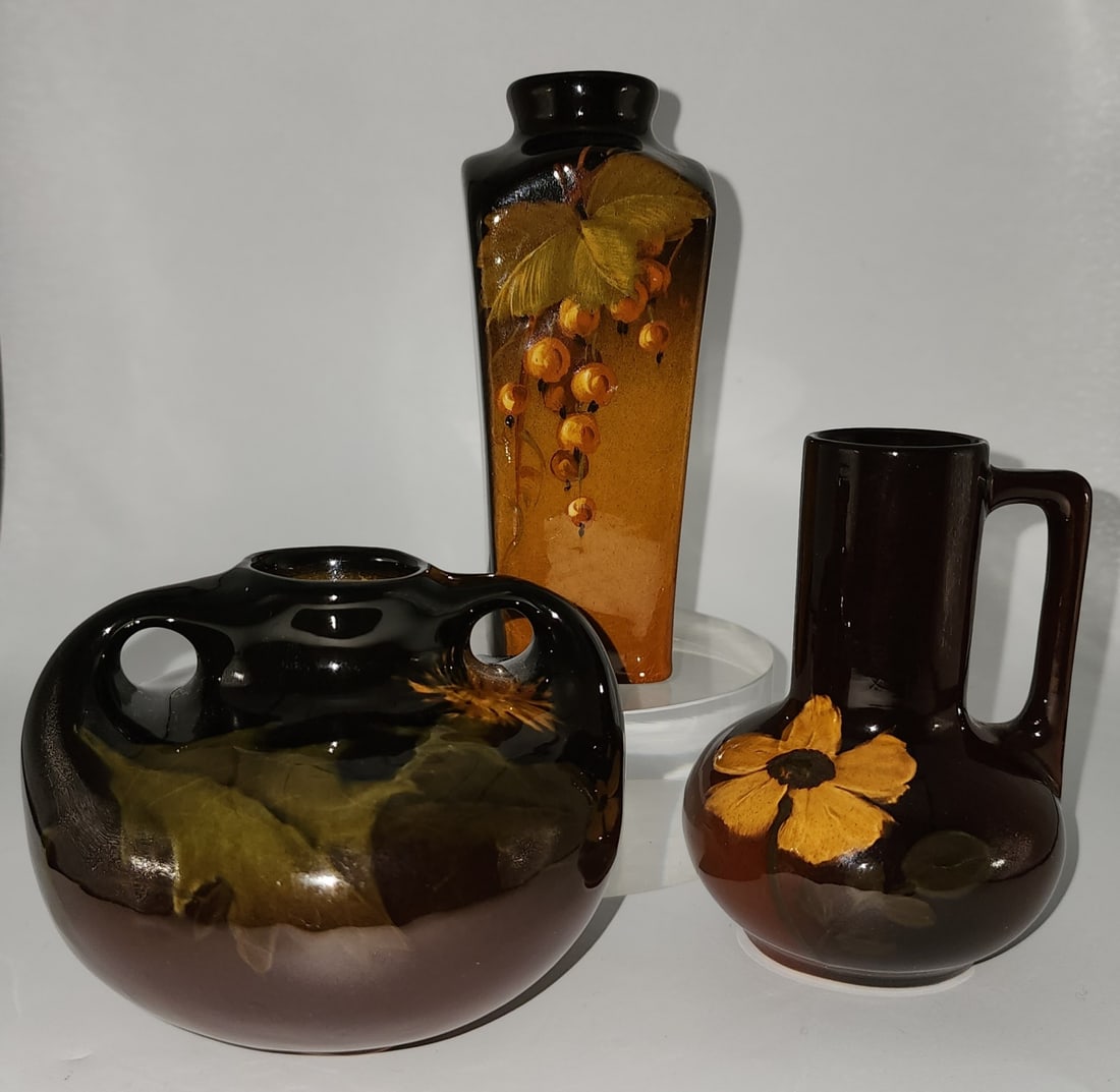 (3) American Art Pottery Standard Glaze items (1 of 11)