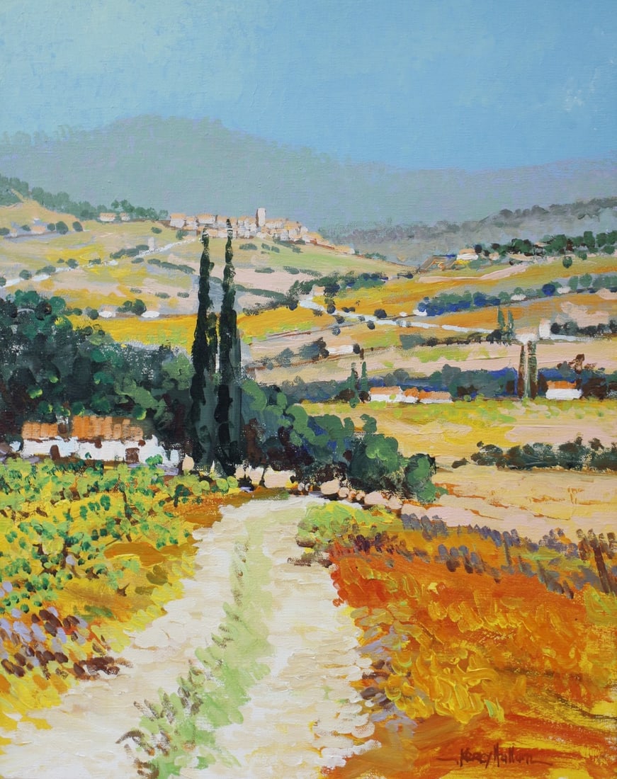 Kerry Hallam 20x16 O/C Landscape, Italy (1 of 5)