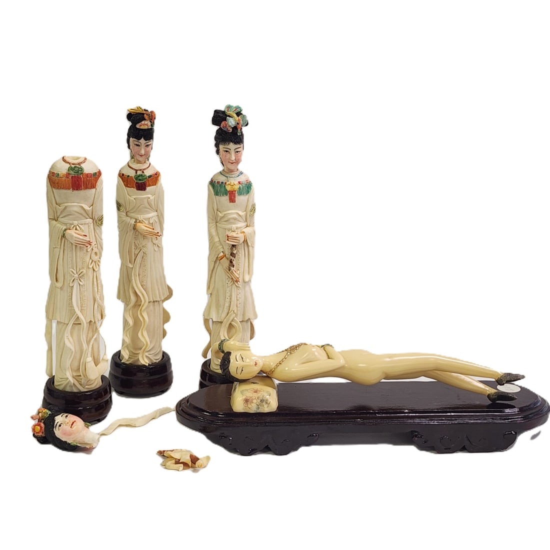 Four Chinese Composition Figures (1 of 17)