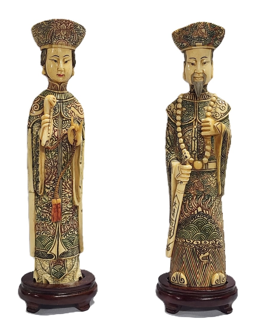 Pair of Signed, Composition Figures (1 of 5)