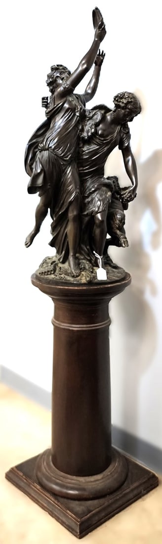 Bronze Sculpture After Clodion, "Bacchanal" (1 of 20)