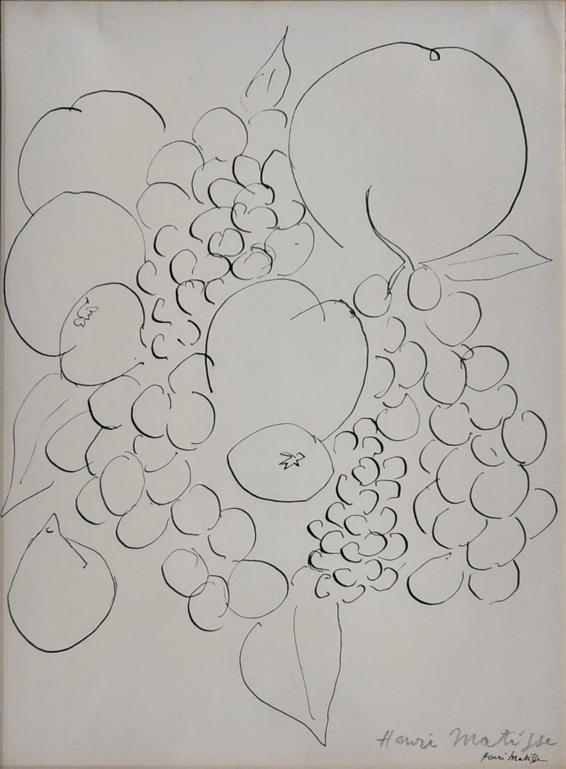 Henri Matisse Reproduction Lithograph, Fruit (1 of 6)
