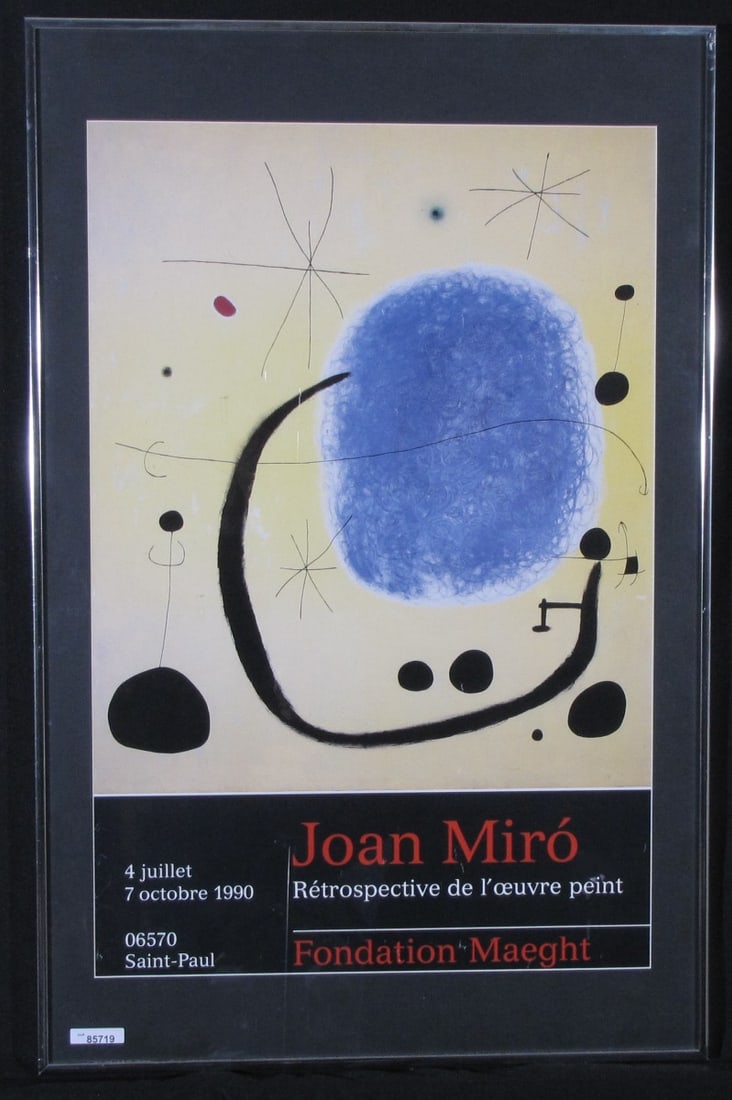 Joan Miro French Exhibition Poster (1 of 3)