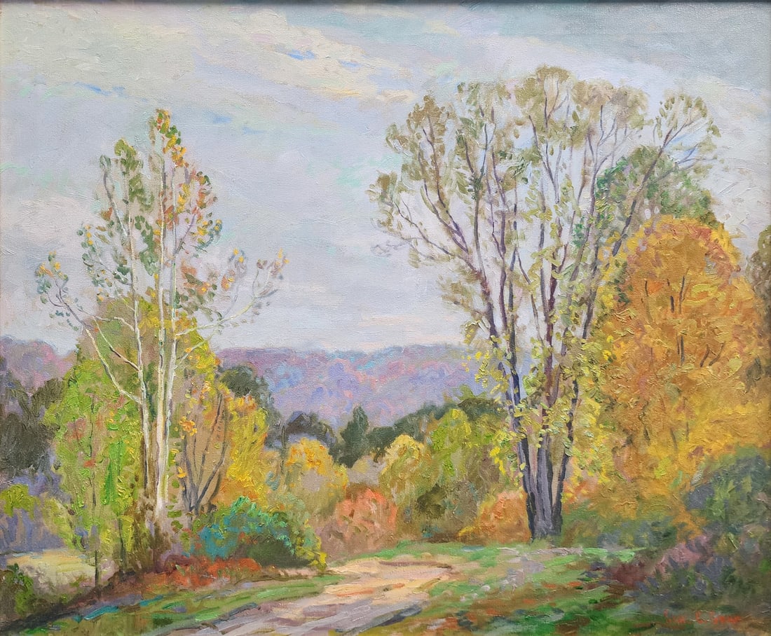 Carl C Graf 25x30 O/C "Early Fall Vista" (1 of 5)