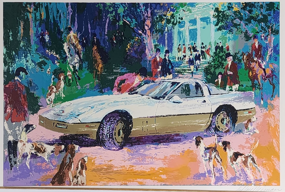 Leroy Neiman Serigraph, "Rendezvous a la Corvette" (1 of 7)