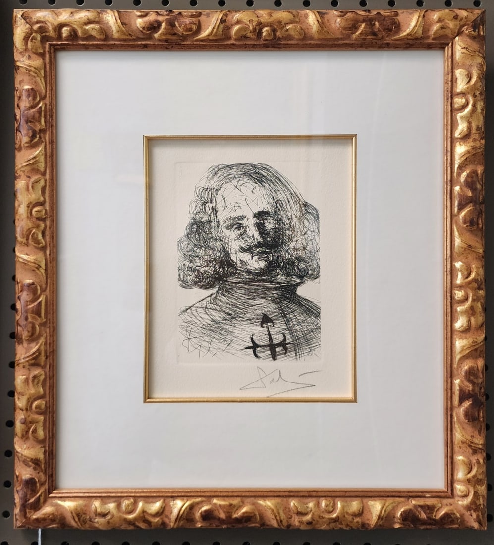 After Dali, Etching, "Valesquez" (1 of 3)